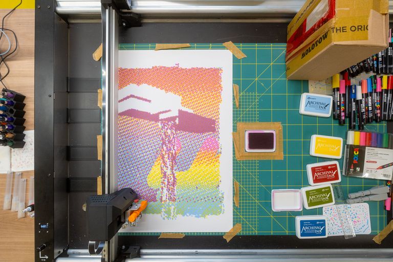 Artwork from project Rubber Stamping Machine